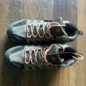 Columbia Gray and Pink Athletic Shoes